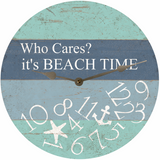Beach Time Whatever Clock