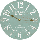 Antiquite de Paris Clock - gold hands