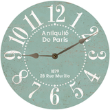 Antiquite de Paris Clock - silver hands