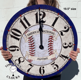 Baseball Wall Clock