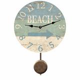 Beach Arrow Right Pendulum Clock