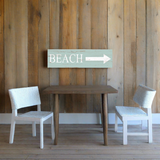 Beach Sign- Beach Sign with Arrow