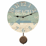 Beach Arrow Left Pendulum Clock
