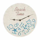 Beach Time Whatever Clock