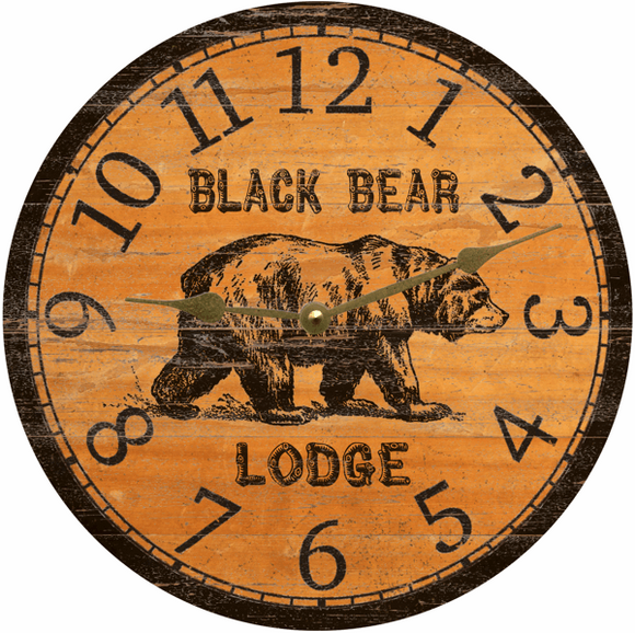 Black Bear Clock