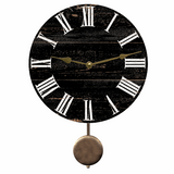 Black Wall Pendulum Clock