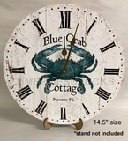Blue Crab Clock- Personalized Blue Crab Clock