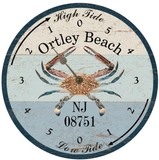 Personalized Blue Crab Tide Clock - 4