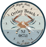 Personalized Blue Crab Tide Clock - 3