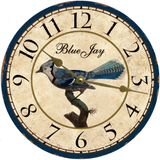 Blue Jay Wall Clock - 2