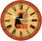 Chat Noir Halloween Clock