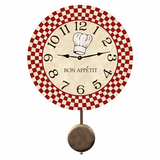 Chef Wall Pendulum Clock