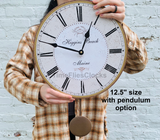 Customizable Crab Wall Clock – Add Your Personal Touch