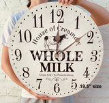 Farmhouse Dairy Clock