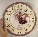 Dahlia Flower Clock