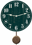 Dark Teal Clock- Teal Wall Clock- Large Number Clock