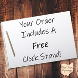 Free Clock Stand