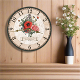 French Bouquet Clock- French Clock