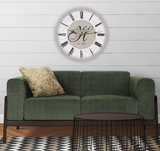 Personalized Gray Wedding Clock - 8