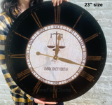 Law Clock- Lawyer Clock