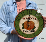 Pumpkin Clock- Harvest Clock