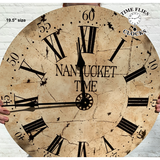 Nantucket Time Clock 19.5" size