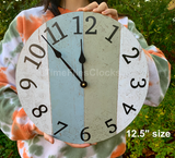 Nautical Striped Wall Clock