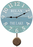 Relax at the Lake Pendulum Clock