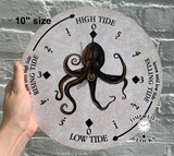 Octopus Tide Reading Clock