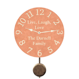 Custom Quote Clock with Pendulum