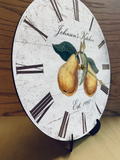 Personalized Pear Kitchen Clock - 3