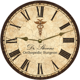 Personalized Doctor Clock - gold hands