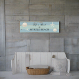 personalized beach sign