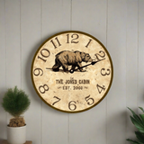 Personalized Bear Clock