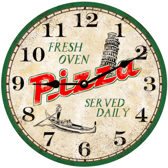 Personalized Pizza Clock