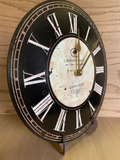 London Piano Tuning Clock- Rustic London England Wall Clock - 2