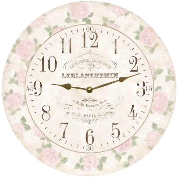 French Rose Clock