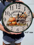 Festive Fall Clock – Pumpkin Clock for Cozy Décor
