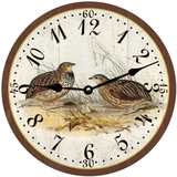 Vintage Quail Wall Clock