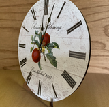 Personalized Apple Kitchen Clock