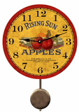 Apple Kitchen Pendulum Clock