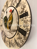 Rooster Clock- Rooster Wall Clock