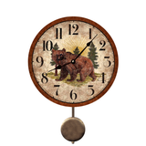 Rustic Bear Clock - pendulum