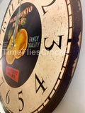 Rustic Vintage Pear Kitchen Clock