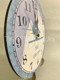 Personalized Ski Clock - Handcrafted Clock for Skiing