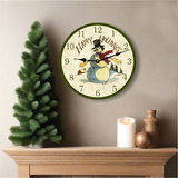 Snowman Clock- Happy Holidays Clock