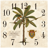 Square Palm Tree Clock - 2