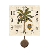 Square Palm Tree Clock - Pendulum