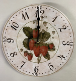 Strawberry Clock- Strawberry Wall Clock