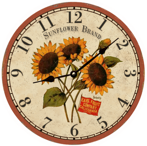 Sunflower Clock